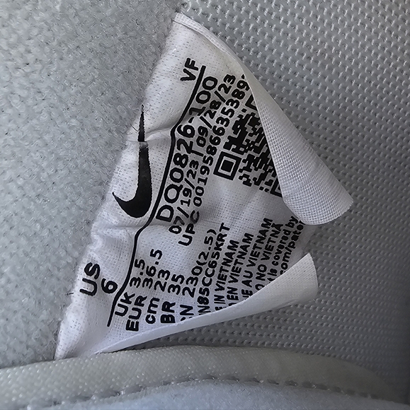 Nike Air Force 1 Chenille Swoosh Sneakers - Picture 8 of 12